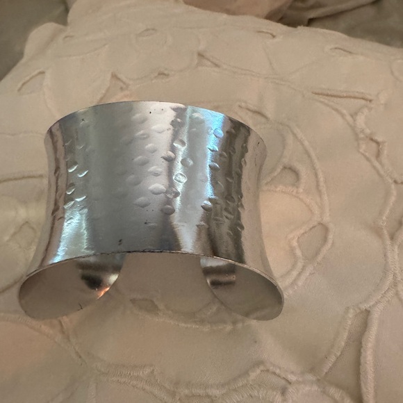 Jewelry - Hammered Silver Cuff Bracelet